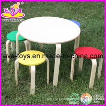 Muebles para niños de alta calidad - mesa de estudio y sillas (w08g038)